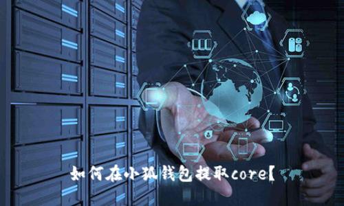 如何在小狐钱包提取core?