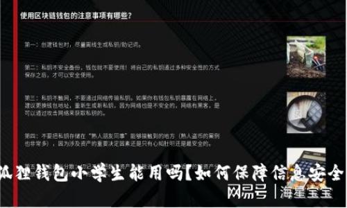 狐狸钱包小学生能用吗?如何保障信息安全?
