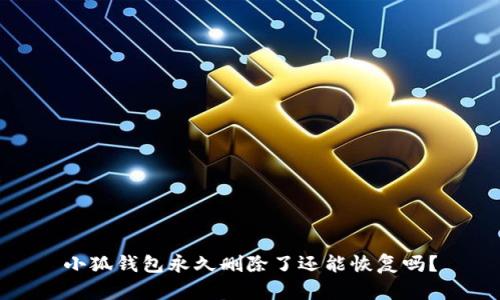 小狐钱包永久删除了还能恢复吗?