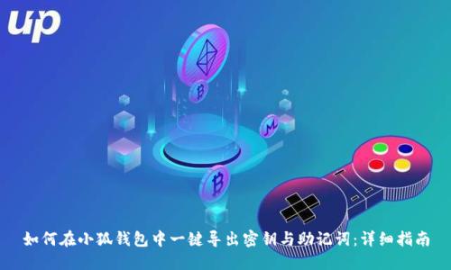 如何在小狐钱包中一键导出密钥与助记词:详细指南