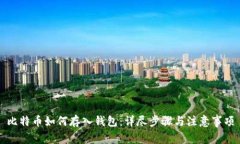 比特币如何存入钱包：详尽步骤与注意