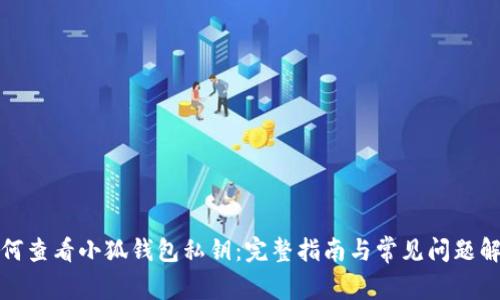 如何查看小狐钱包私钥：完整指南与常见问题解答
