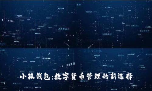 小狐钱包:数字货币管理的新选择