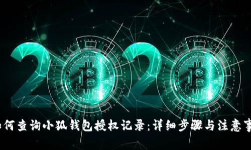 :如何查询小狐钱包授权记录:详细步骤与注意事项