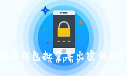 2023年比特币钱包批量导出密钥的5种实用方法