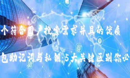 思考一个符合用户搜索需求并且的优质

小狐钱包助记词与私钥：5大关键区别你必须知道